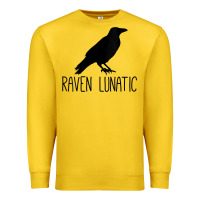 Lemon Womens Raven Lunatic, Funny Bird Lover Gift Men Women Kids Premium Sweatshirt - longCreatives