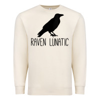 Sandshell Womens Raven Lunatic, Funny Bird Lover Gift Men Women Kids Premium Sweatshirt - longCreatives