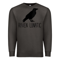 Smoke Womens Raven Lunatic, Funny Bird Lover Gift Men Women Kids Premium Sweatshirt - longCreatives