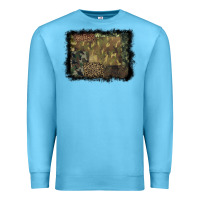 Ocean Blue camouflage leopard background Premium Sweatshirt - BarkalooDesign