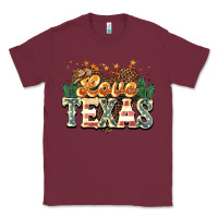 Burgundy Love Texas 4th of july Classic Tee - HowdyJamesFarm