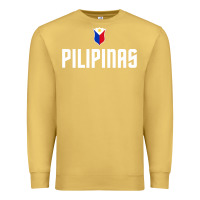 Antique Gold Pilipinas Basketball Wear, Gilas Philippines Casual Wear Premium Sweatshirt - longCreatives