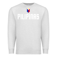 Oatmeal Heather Pilipinas Basketball Wear, Gilas Philippines Casual Wear Premium Sweatshirt - longCreatives