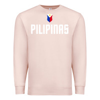 Pale Pink Pilipinas Basketball Wear, Gilas Philippines Casual Wear Premium Sweatshirt - longCreatives