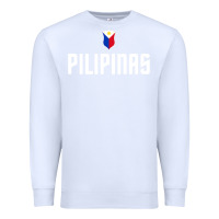 White Pilipinas Basketball Wear, Gilas Philippines Casual Wear Premium Sweatshirt - longCreatives