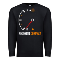 Black Mexican beer necesito cerveza cool & funny sayings Premium Sweatshirt - longCreatives