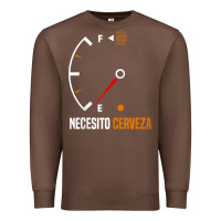 Chestnut Mexican beer necesito cerveza cool & funny sayings Premium Sweatshirt - longCreatives