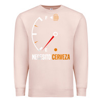 Pale Pink Mexican beer necesito cerveza cool & funny sayings Premium Sweatshirt - longCreatives