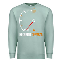 Seafoam Mexican beer necesito cerveza cool & funny sayings Premium Sweatshirt - longCreatives