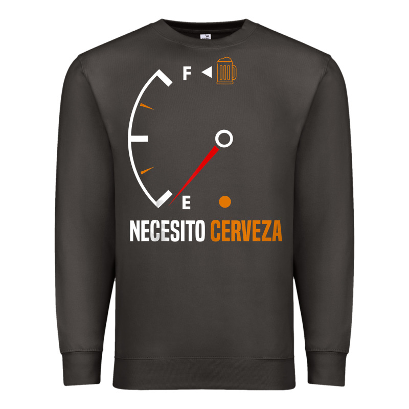 Mexican Beer Necesito Cerveza Cool & Funny Sayings Premium Sweatshirt by longCreatives | Teevron