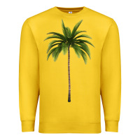 Lemon Tropical Palm Tree Premium Sweatshirt - longCreatives