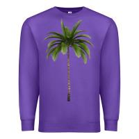 Purple Tropical Palm Tree Premium Sweatshirt - longCreatives