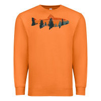 Carrot Trout Fly Fishing Nature Outdoor Fisherman Gift Premium Sweatshirt - longCreatives