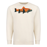 Sandshell Trout Fly Fishing Nature Outdoor Fisherman Gift Premium Sweatshirt - longCreatives