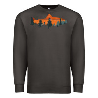Smoke Trout Fly Fishing Nature Outdoor Fisherman Gift Premium Sweatshirt - longCreatives