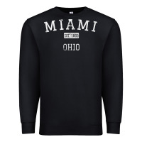 Black Miami Ohio OH Vintage Premium Sweatshirt - longCreatives