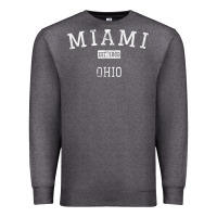 Charcoal Heather Miami Ohio OH Vintage Premium Sweatshirt - longCreatives