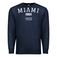 Navy Miami Ohio OH Vintage Premium Sweatshirt - longCreatives