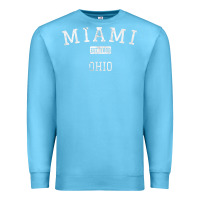 Ocean Blue Miami Ohio OH Vintage Premium Sweatshirt - longCreatives