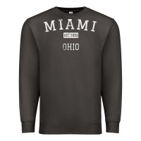 Miami Ohio Oh Vintage Premium Sweatshirt | Teevron