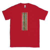 Red Fall Pattern Classic Tee - Artiststas