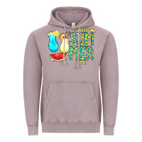 Vintage Zinc sweet summer time turquoise yellow Vintage Hoodie - CowCowDesign