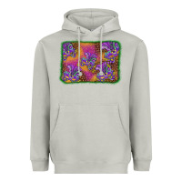 Moon Dust mardi gras mask background Heavyweight Hoodie - BarkalooDesign