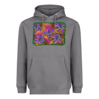 Storm mardi gras mask background Heavyweight Hoodie - BarkalooDesign