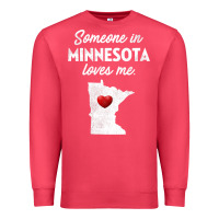 Cardinal Someone In Minnesota Loves Me  Minnesota  MN Premium Sweatshirt - longCreatives