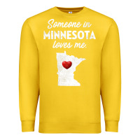 Lemon Someone In Minnesota Loves Me  Minnesota  MN Premium Sweatshirt - longCreatives