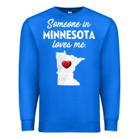 True Royal Someone In Minnesota Loves Me  Minnesota  MN Premium Sweatshirt - longCreatives