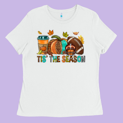 Tis' The Season Fall Ladies Tee Designed By Nancycooperartshop