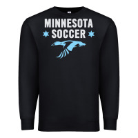 Black Minnesota Soccer Fan Gear  FC , United T Premium Sweatshirt - longCreatives
