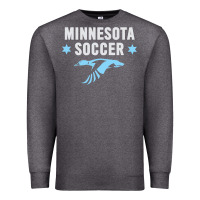 Charcoal Heather Minnesota Soccer Fan Gear  FC , United T Premium Sweatshirt - longCreatives