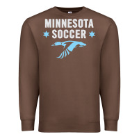 Chestnut Minnesota Soccer Fan Gear  FC , United T Premium Sweatshirt - longCreatives