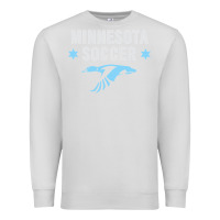 Dove Grey Minnesota Soccer Fan Gear  FC , United T Premium Sweatshirt - longCreatives