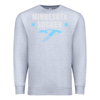 Heather Grey Minnesota Soccer Fan Gear  FC , United T Premium Sweatshirt - longCreatives