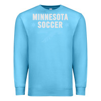 Ocean Blue Minnesota Soccer Fan Gear  FC , United T Premium Sweatshirt - longCreatives