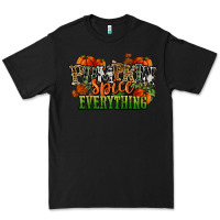 Black pumpkin spice everything fall Premium Tee - NancyCooperArtShop