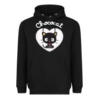Black Chococat Sweet Valentine Heavyweight Hoodie - longCreatives