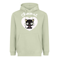 Matcha Chococat Sweet Valentine Heavyweight Hoodie - longCreatives