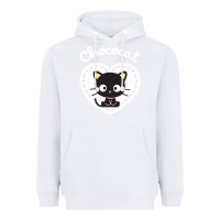 White Chococat Sweet Valentine Heavyweight Hoodie - longCreatives