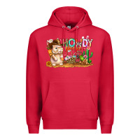 Cardinal Easter Howdy Peeps Bunny Premium Hoodie - CowhideDigitalArt