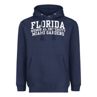 Navy Florida Memorial University Miami Gardens OC0647 Heavyweight Hoodie - longCreatives