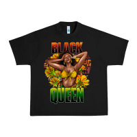 Black Black queen afro Urban Heavy Tee - HowdyJamesFarm
