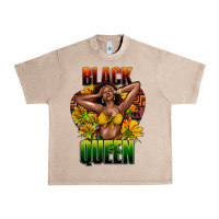 Black Queen Afro Urban Heavy Tee | Teevron