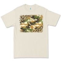 Bone leopard camo pattern background Premium Tee - Jasminsmagicworld