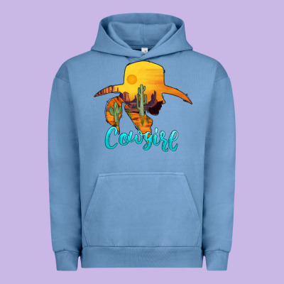 Cowgirl Western Urban Hoodie Designed By Adodesignshop