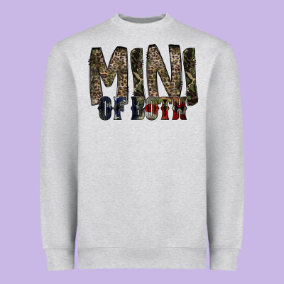 Mini Of Both Heavyweight Sweatshirt Designed By Racoondesign