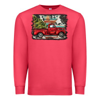 Cardinal christmas truck Premium Sweatshirt - BarkalooDesign